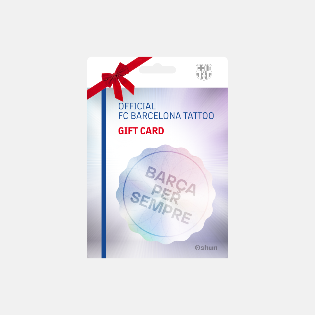 FC Barcelona Tattoo Gift Card