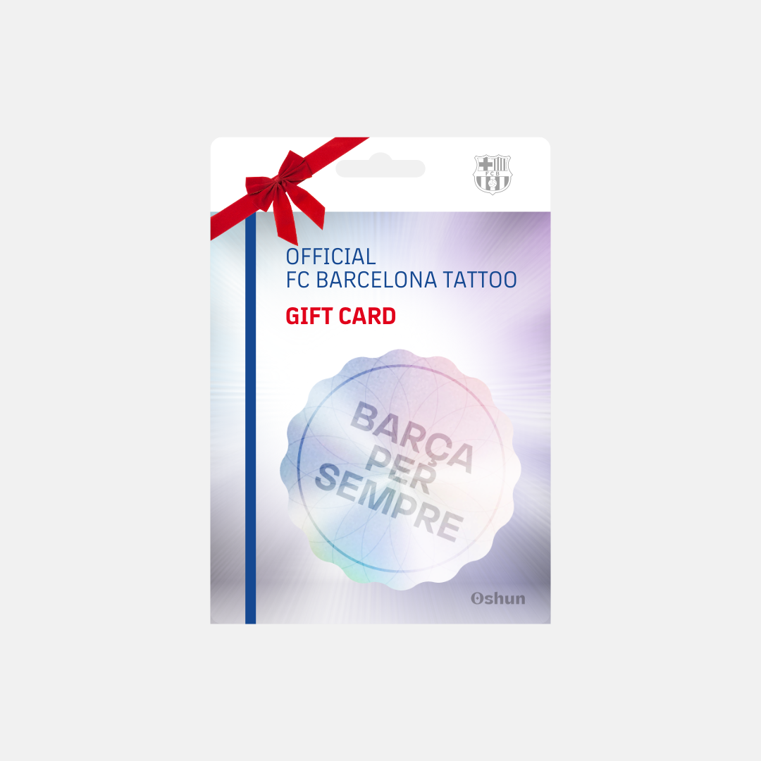 Tarjeta regalo FCBarcelona Tattoos